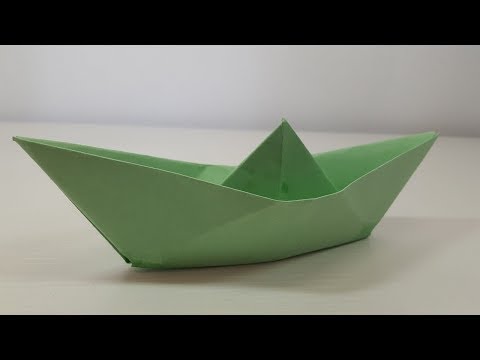 Como fazer um Barco de papel  - Origami