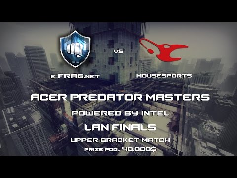 E-Frag vs mouz 01.08.2015