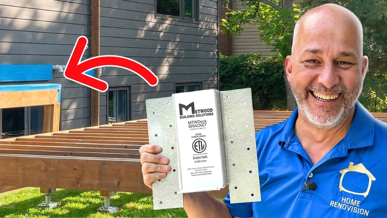 Home RenoVision DIY featuring the Metwood MTWDeck Bracket