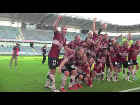 Glädjen efter cupavancemanget