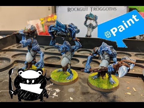 Spielebude Painting Tutorials - Gloomspirte Gitz: Rockgut Troggoths - Malen mit Stefan
