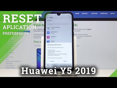 How to Reset App Preferences in HUAWEI Y5 (2019) - Restore App Settings