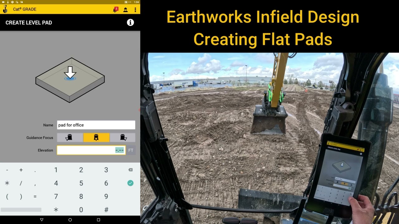 Infield Design Creating Flat Pads