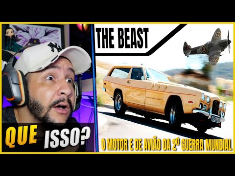 RS REAGE THE BEAST a PERUA com MOTOR V12 do caça SUPERMARINE SPITFIRE - Loucuras do Automobilimo
