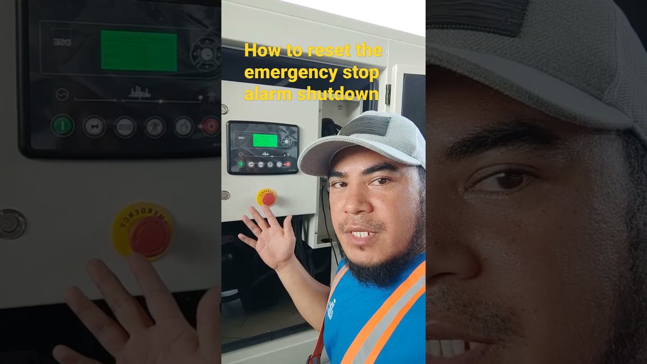 How to reset emergency stop shutdown 🚨
