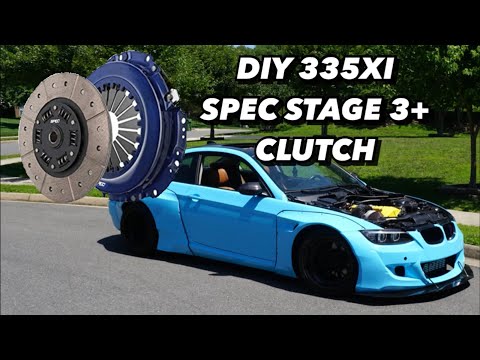 BMW 335XI SPEC STAGE 3+ CLUTCH INSTALL