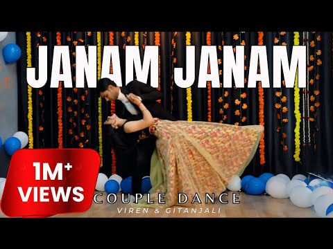 Janam Janam Couple Dance | Dance Cover by Viren & Gitanjali | The proF Dance Studio LAKHIMPUR-KHERI