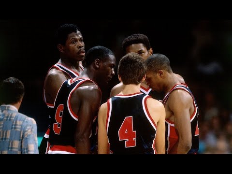 1984 Olympic Games Group USA vs Uruguay Jordan 16 PTS