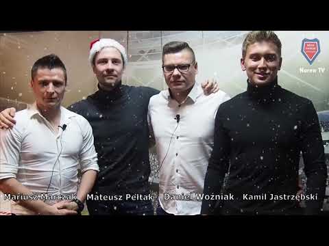 🎄 Piłkarze MZKS Narew Ostrołęka składają życzenia kibicom 🔵🔴[Archiwum]