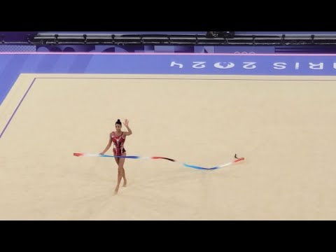 Paris Olympics: Sofia Raffaeli - Ribbon AA Final & Medal Ceremony