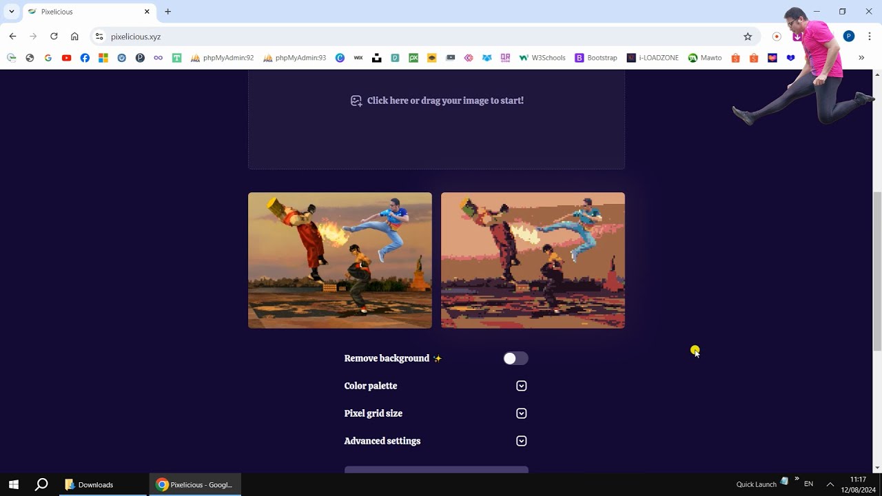 Convert your images into pixel art for game development with Image-to-Pixel Art Converter