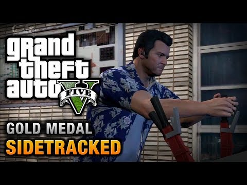 GTA 5 - Mission #78 - Sidetracked [100% Gold Medal Walkthrough]