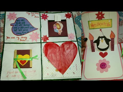 Handmade Cards Idea/ Birthday Card. Video