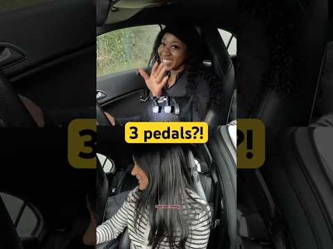 Does your car have 2 or 3 PEDALS? #driving #learn #car #manual #auto #gas #brake #clutch #howto