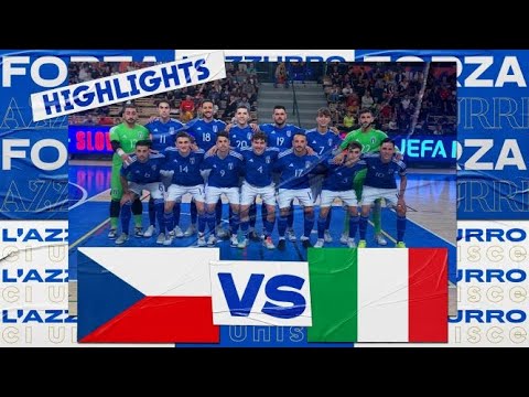 Highlights: Repubblica Ceca-Italia 3-3 | Futsal | Qualificazioni FIFA Futsal World Cup 2024