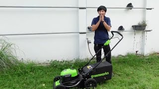 GREENWORKS รถตัดหญ้าเดินตามแบตเตอรี่ 40V 085-087-2222 อมรอิเล็คทริค @chipperthai LAWNMOWER BATTERY GREENWORKS รถตัดหญ้าเดินตามแบตเตอรี่ 40V 085-087-2222 อมรอิเล็คทริค @chipperthai LAWNMOWER BATTERY