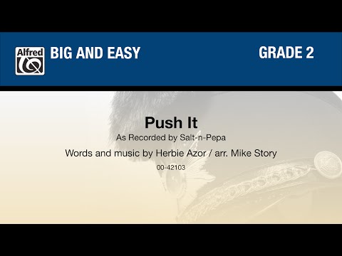Push It, arr. Mike Story - Score & Sound