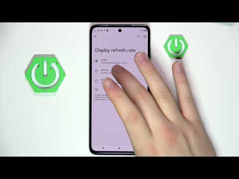 MOTOROLA Moto G52 – How to Change Display Refresh Rate