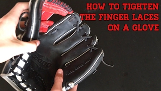 How to Tighten the Finger Laces on a Glove