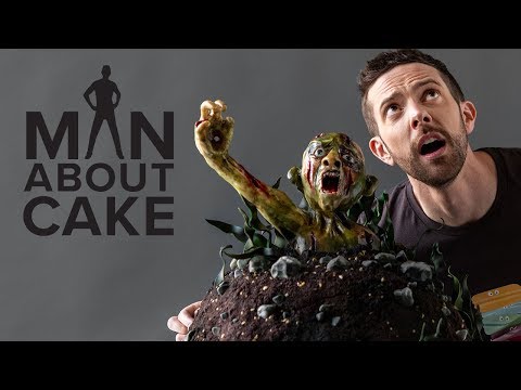 Creepy Chocolate Zombie Cake | Man About Cake Halloween Miniseries