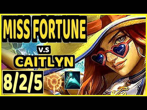RARE7 (MISS FORTUNE) vs CAITLYN - 8/2/5 KDA BOTTOM ADC GAMEPLAY - OC Ranked GRANDMASTER
