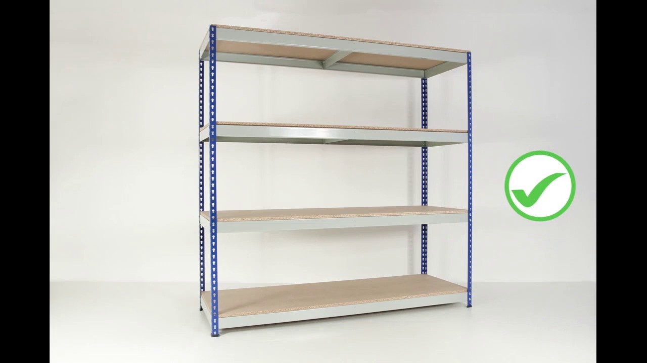 Heavy Rivet Metal Shelving Assembly Instructions