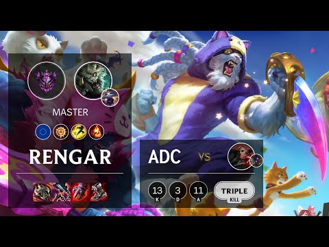 Rengar ADC vs Swain - EUW Master Patch 10.24