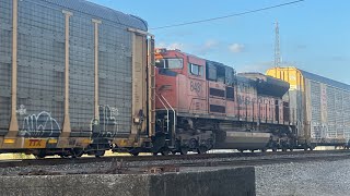 Norfolk Southern 189 with A BNSF mid dpu South in Rockwood Tennessee