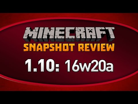 Minecraft Snapshot Review - 1.10 |  16w20: BEARS!