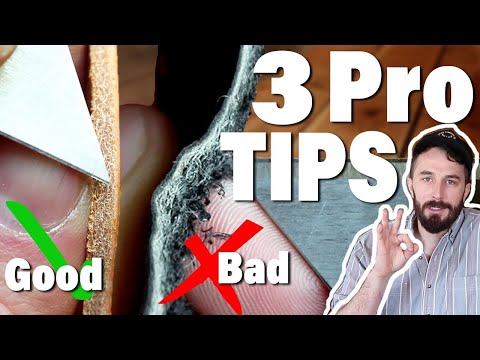 Part of a video titled How to Tell Cheap Leather vs Good Leather - (3 TIPS) - how ... - YouTube