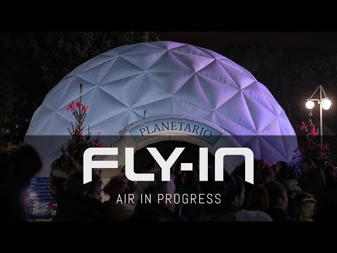 Geodesic Inflatable Planetarium in fabric