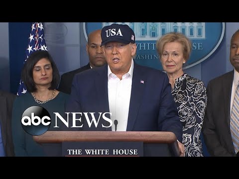 トランプ氏は、コロナウイルスとヨーロッパの旅行禁止に関する最新情報を提供します。 (Trump gives update on coronavirus and European travel ban)