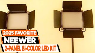 Best Budget Studio Lighting? 💡 Neewer 2-Panel Bi-Color LED Kit Review & Setup (2026)