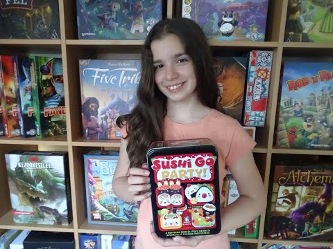 Sushi Go Party + promó kártyák társasjáték bemutató - Liza Világa