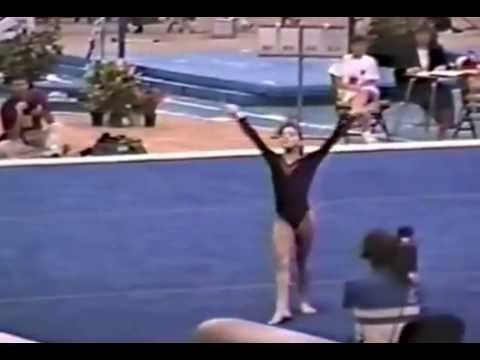 Chelle Stack FX EF- 1989 USA Gymnastics Championships