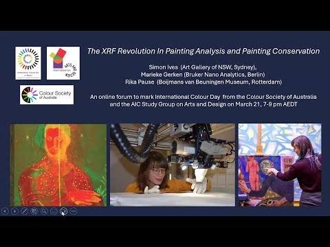 The XRF Revolution in Painting Analysis and Painting Conservation (CSA NSW/ AIC SGAD ICD 2025 event)