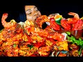 KING CRAB SEAFOOD BOIL MUKBANG SEAFOOD MUKBANG DESHELLED SEAFOOD BOIL ASMR EATING MUKBANG