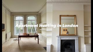 [VLOG] Apartment Hunting in London (viewing 3 flats) | ロンドンでお家探し🏠
