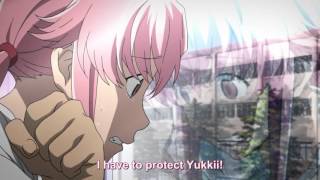 Download lagu Mirai Nikki  - Yuno protecting Yuki mp3