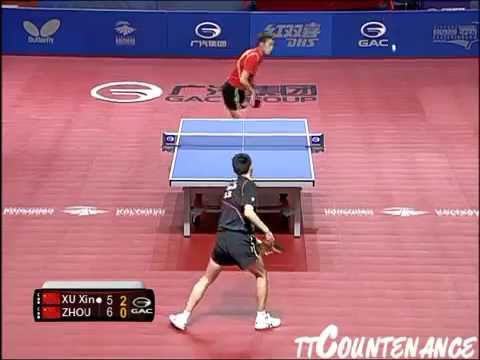 Xu Xin vs. Zhou Yu [Russian Open 2014] [HD]