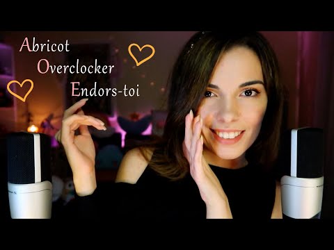 ASMR FR ~ I Whisper Trigger Words to you during a Storm (Ear to Ear - Soft Hand Movements - Breath)