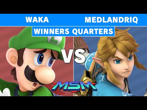 MSM Online 2 - XTR | Waka (Luigi) Vs Medlandriq (Link) Winners Quarters - Smash Ultimate