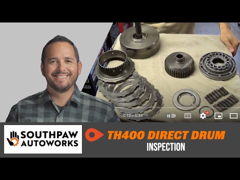 TH400 Rebuild: Input Drum (Inspection) #SouthpawAutoworks
