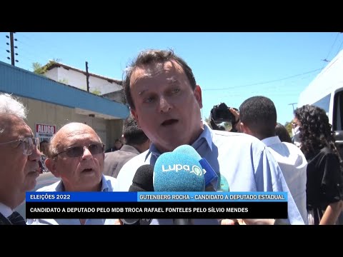 Candidato a Deputado pelo MDB troca Rafael Fonteles por Sílvio Mendes 30 08 2022