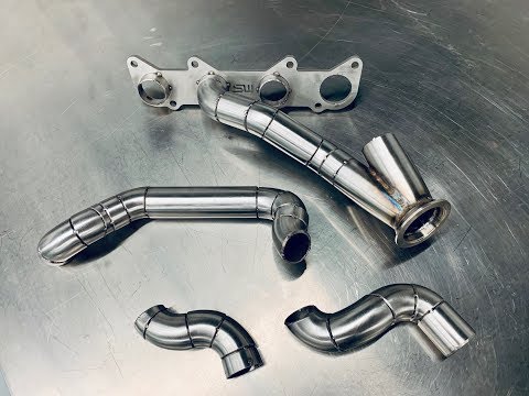 Mirror Twin-Turbo Manifold Build For A Coyote Swapped Fox Body!