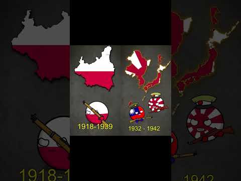 JAPAN & POLAND STORY💀 #countryballs