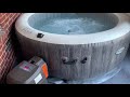 I recently purchased the Intex Greywood Deluxe hot tub.  Its winter here in Boston and I've been using it with no issues.  I purchased it from Walmart for $349.00 but I've seen the price go up and down several times in a relatively short time frame.  So keep an eye on it for the best price.  Its also available on Amazon if you prefer to purchase thru them.   One thing I forgot to mention during the video is that it also comes with a cool light that screws on to the inside of the tub and it does a great job at lighting up the water with a cool ambient vibe at night