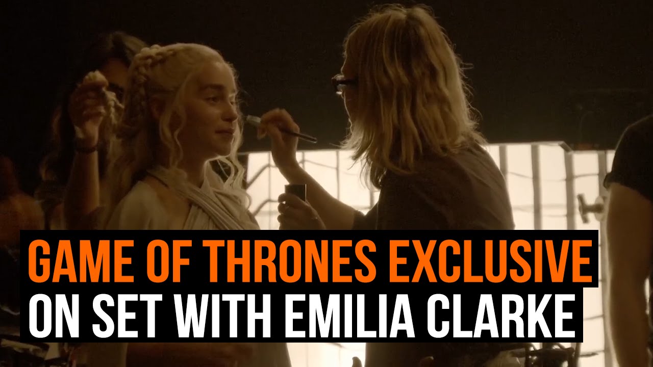 Game of Thrones Exclusive - Behind the scenes with Emilia Clarke - YouTube