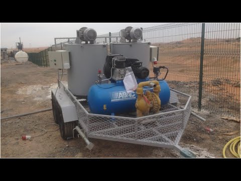 Foam concrete production