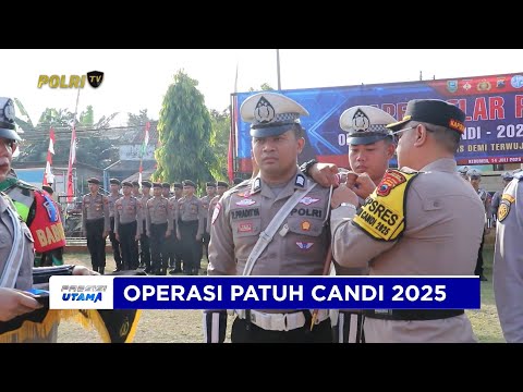 POLRES KEBUMEN RESMIKAN OPERASI PATUH CANDI 2025 FOKUS PENEGAKAN HUKUM